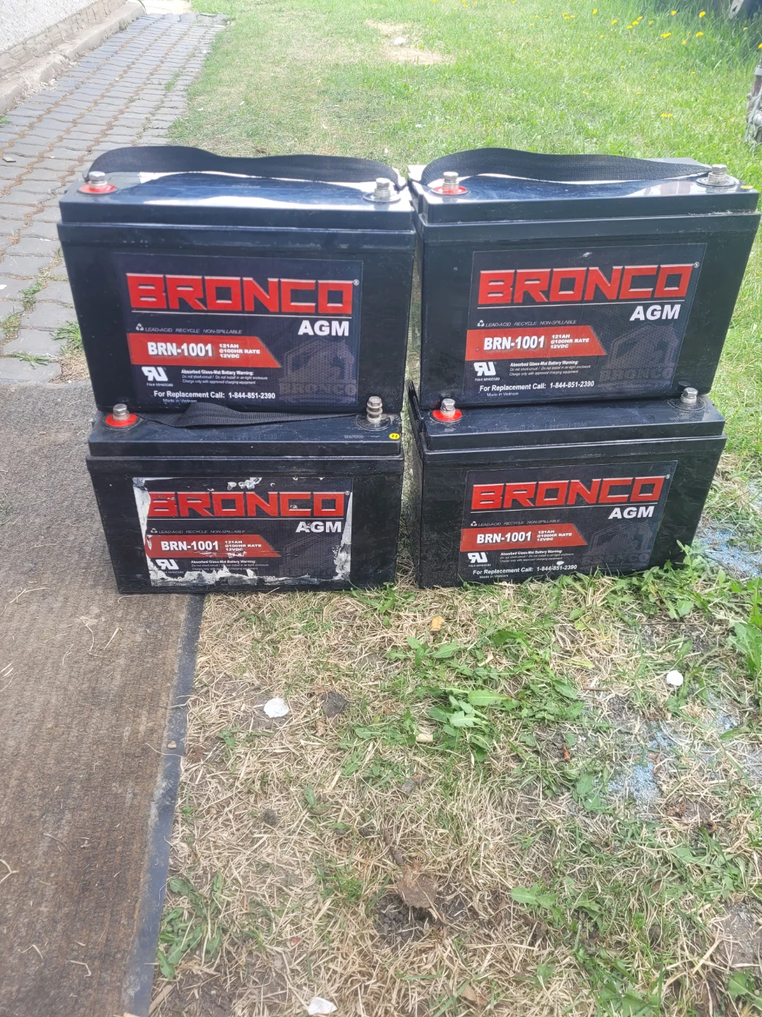 4 Bronco BRN-1001 AGM Solar Batteries - photo 3