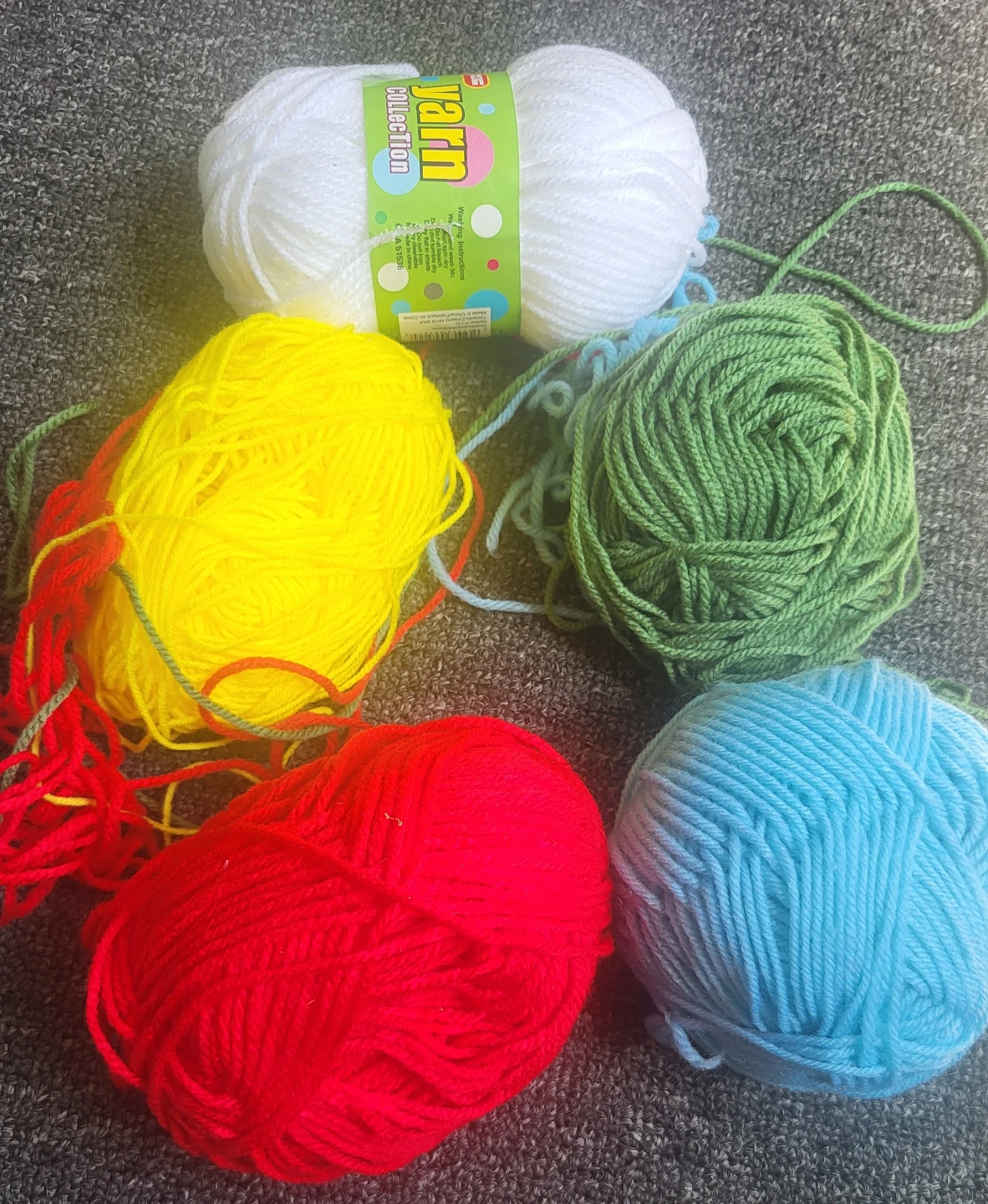 Yarn Collection 5 Balls of Yarn