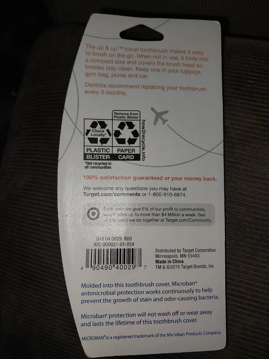 Up & Up Travel Toothbrush - photo 2