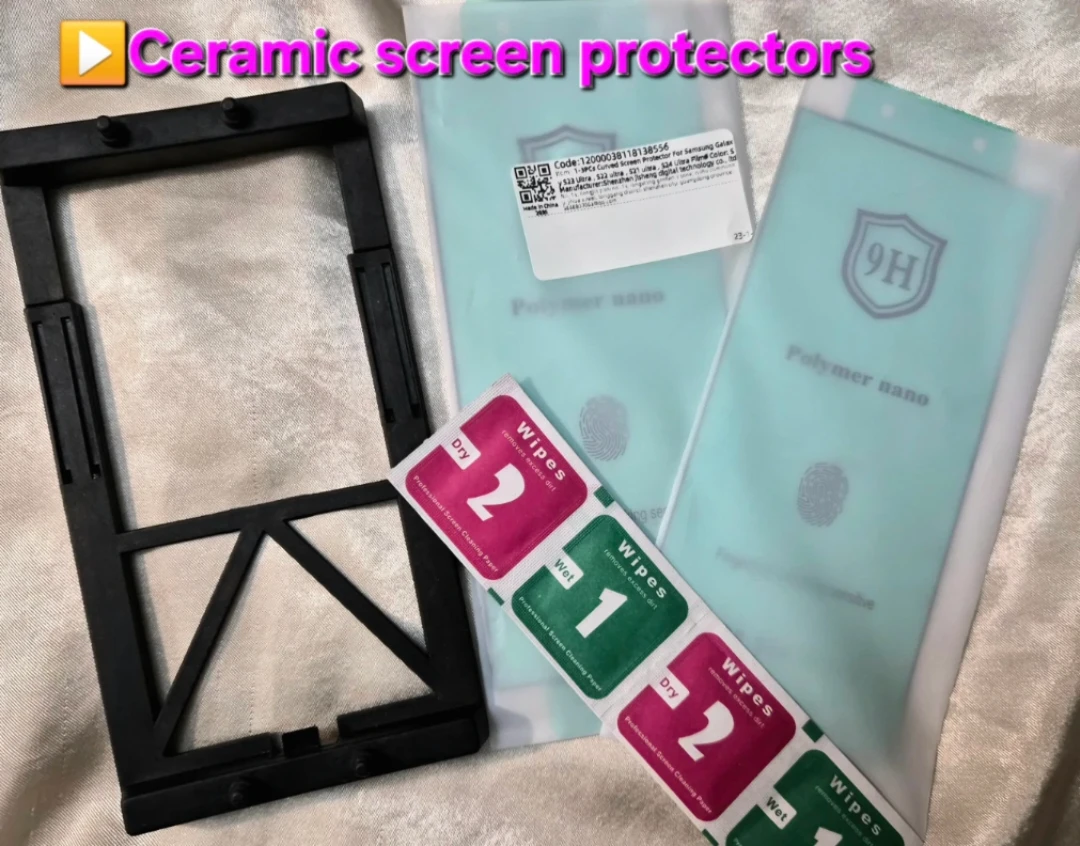 Samsung Galaxy S24 Ultra-3 Cases & No Smudge Screen Protector - photo 3