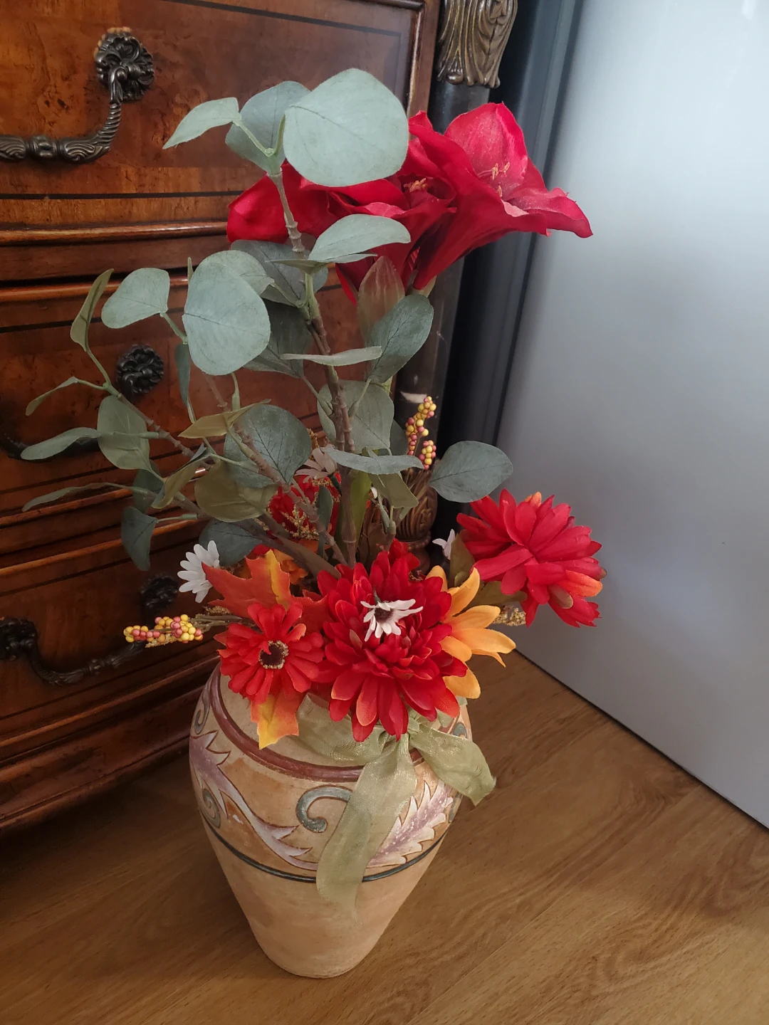 Decorative Vase with Artificial Flowers - photo 2
