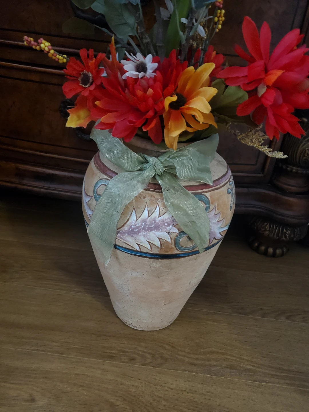 Decorative Vase with Artificial Flowers - photo 3