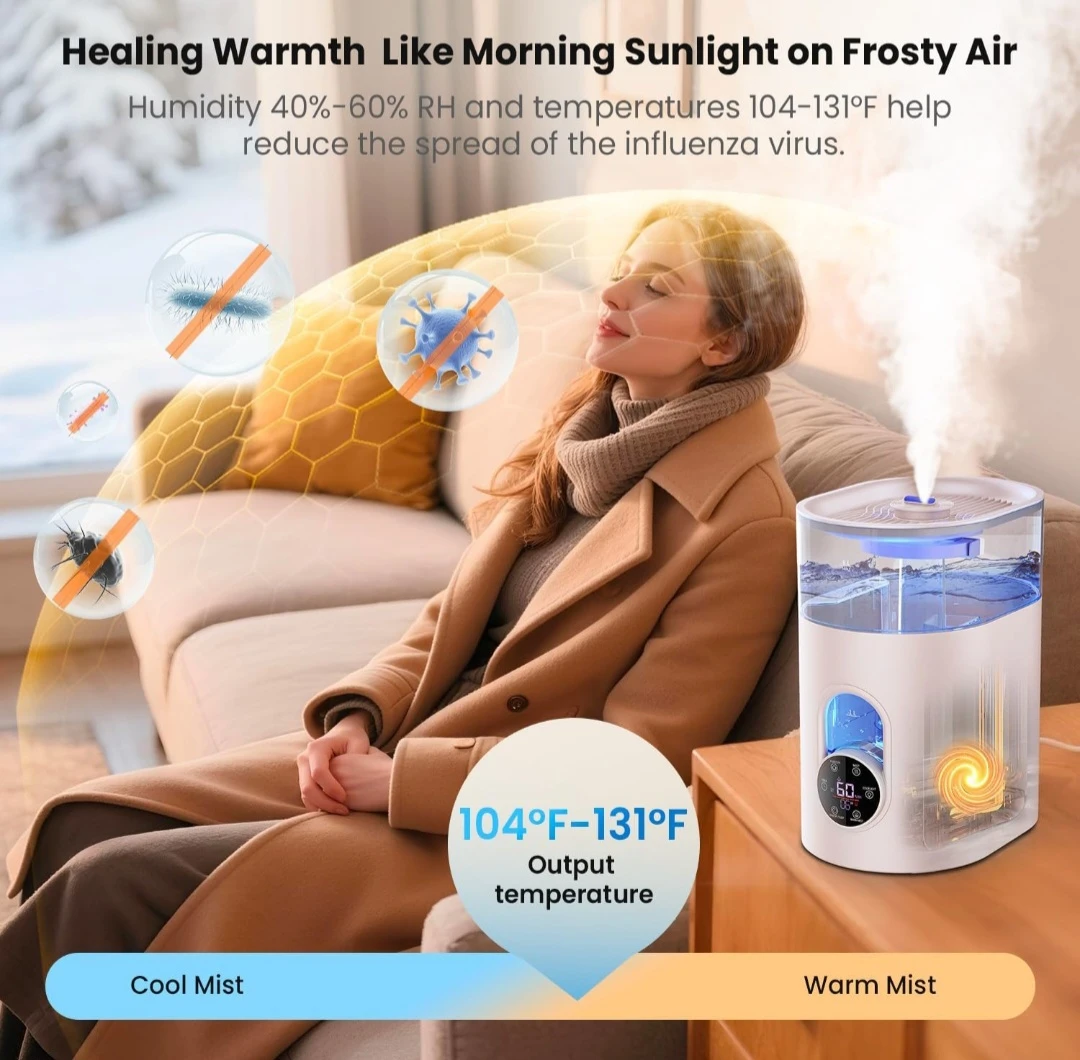 GloryAir 6L Cool & Warm Mist Humidifier HQ-JS2521 - photo 4