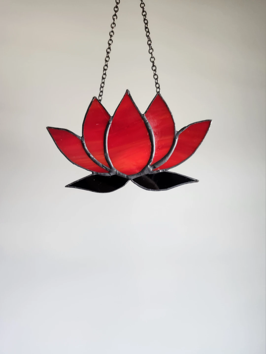 Stained Glass Lotus Sun Catcher