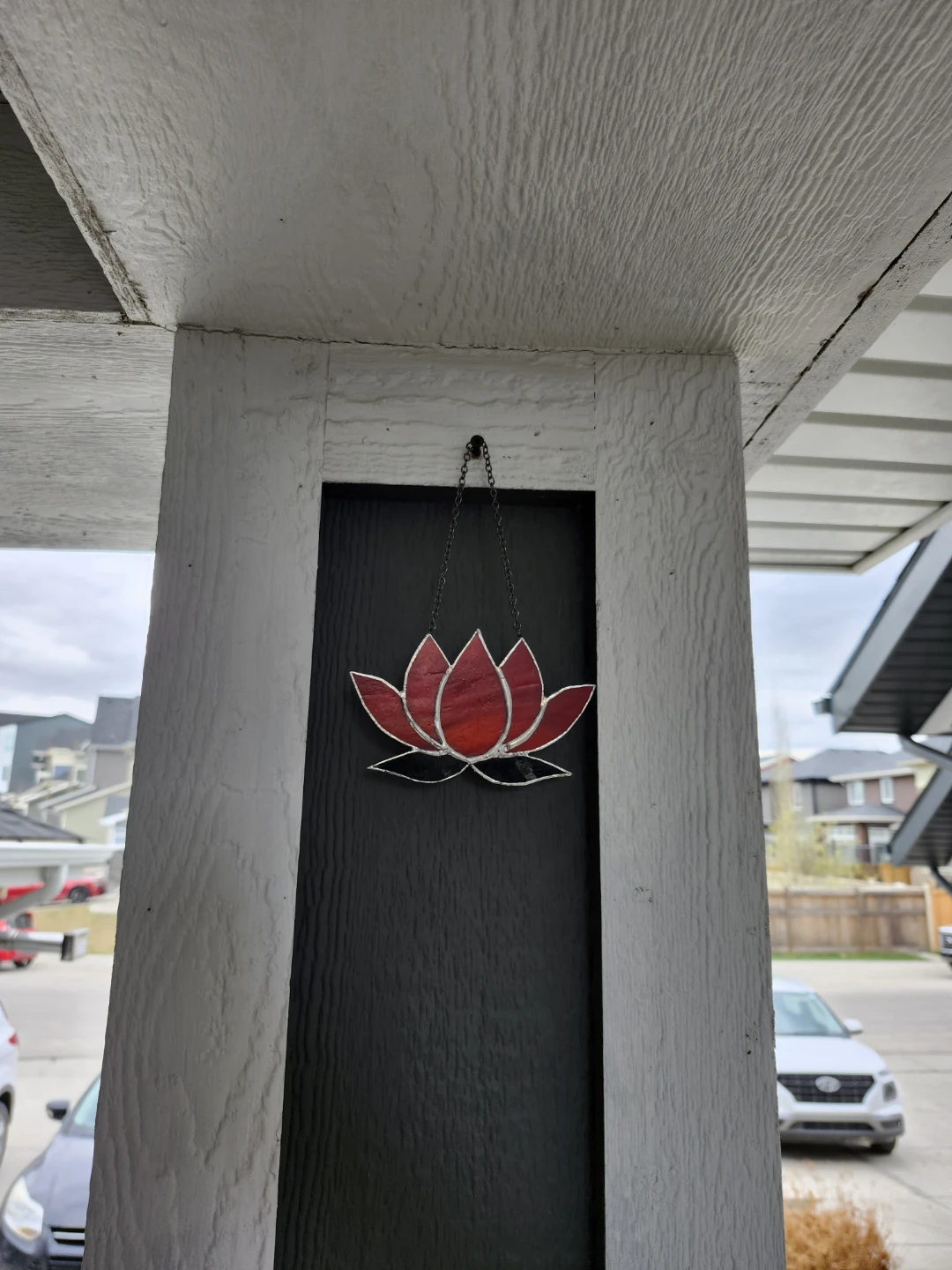 Stained Glass Lotus Sun Catcher - photo 3