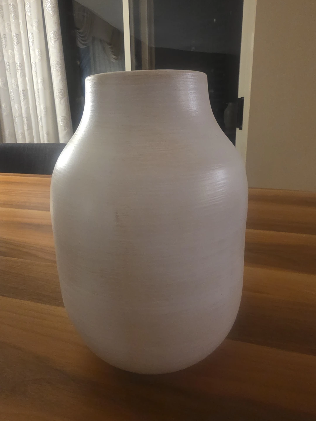 Matte White Ceramic Vase