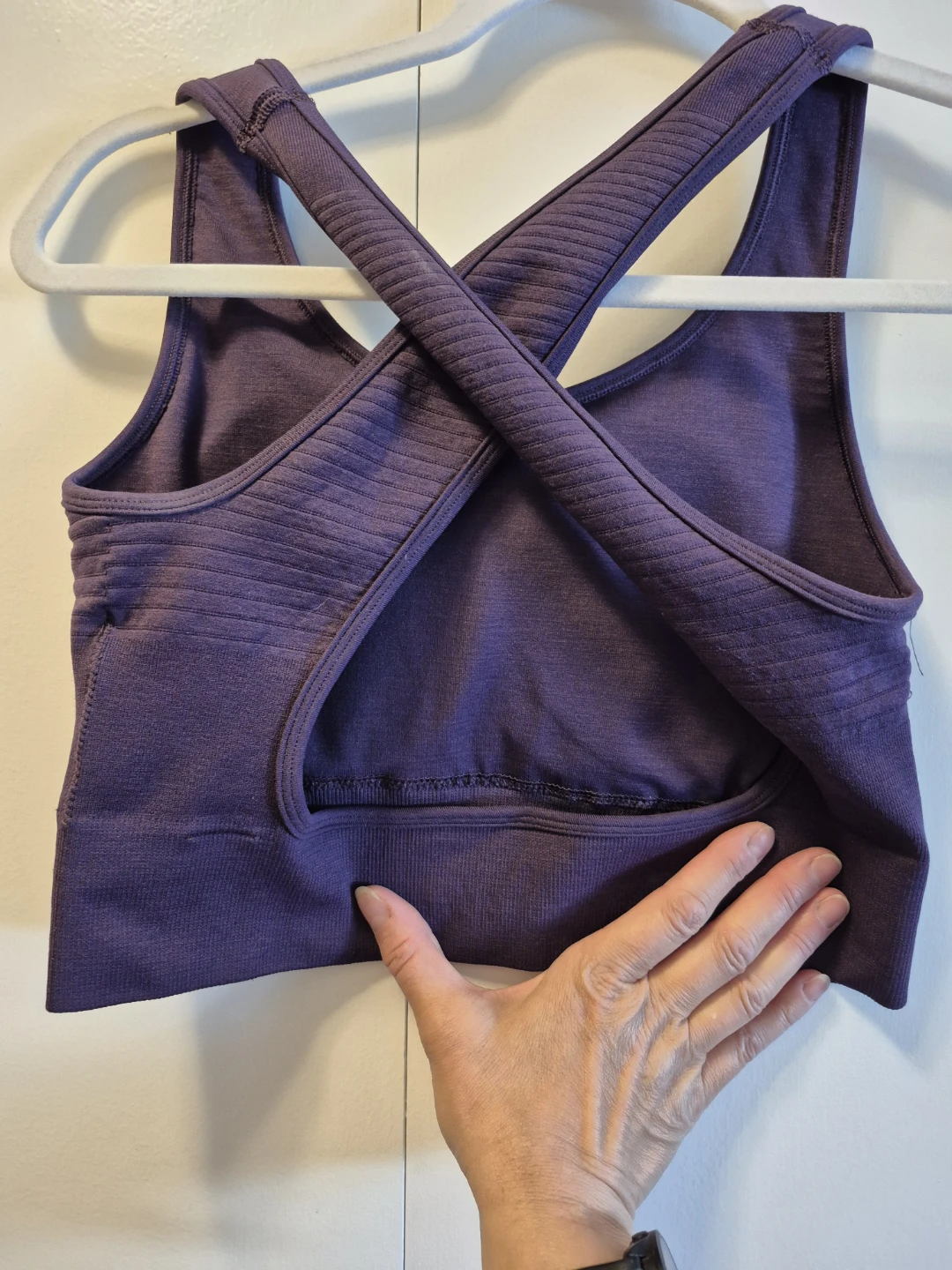 Alphalete Sports Bra Purple Size Medium - photo 3