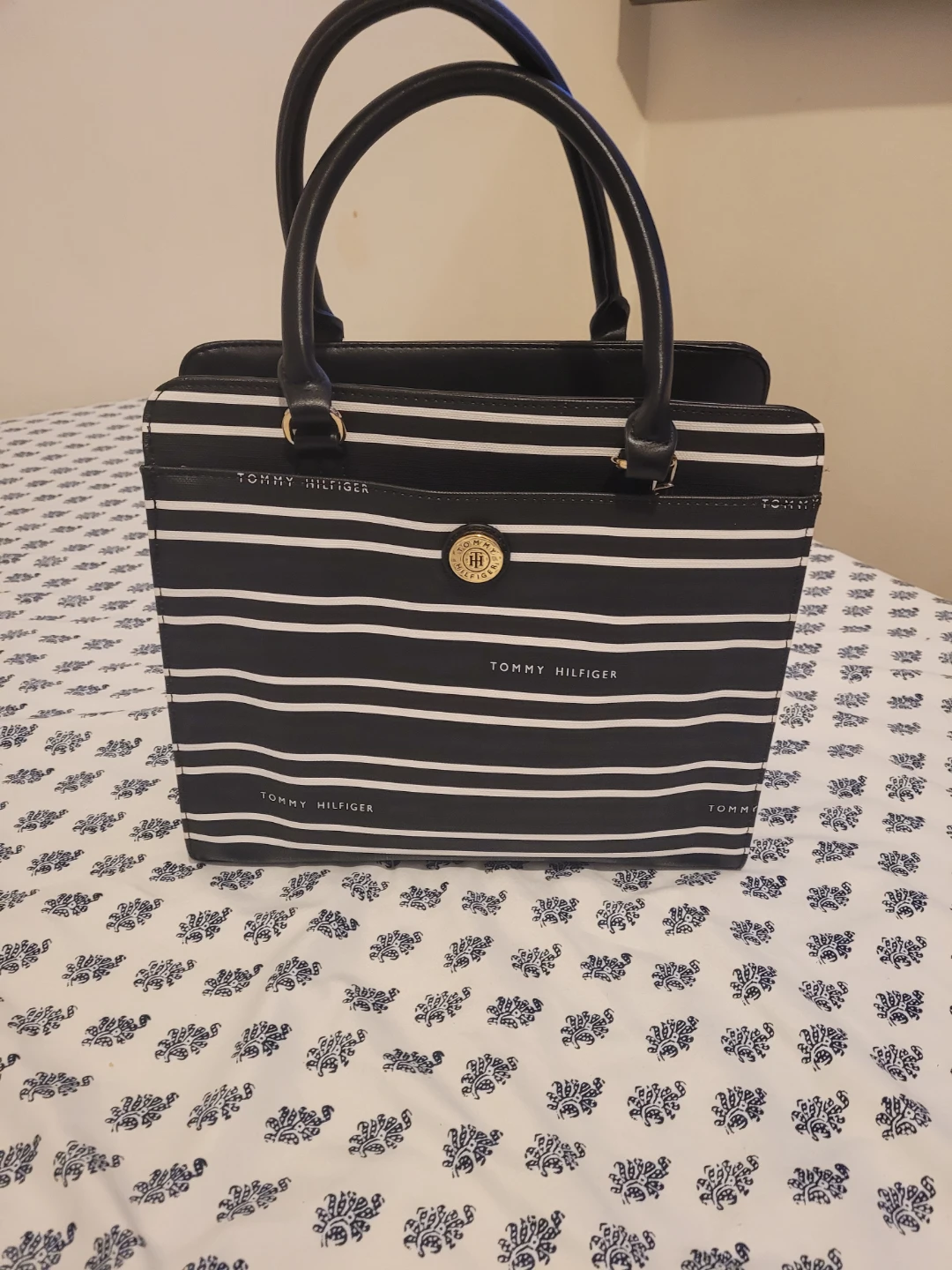 Tommy Hilfiger Striped Tote Bag