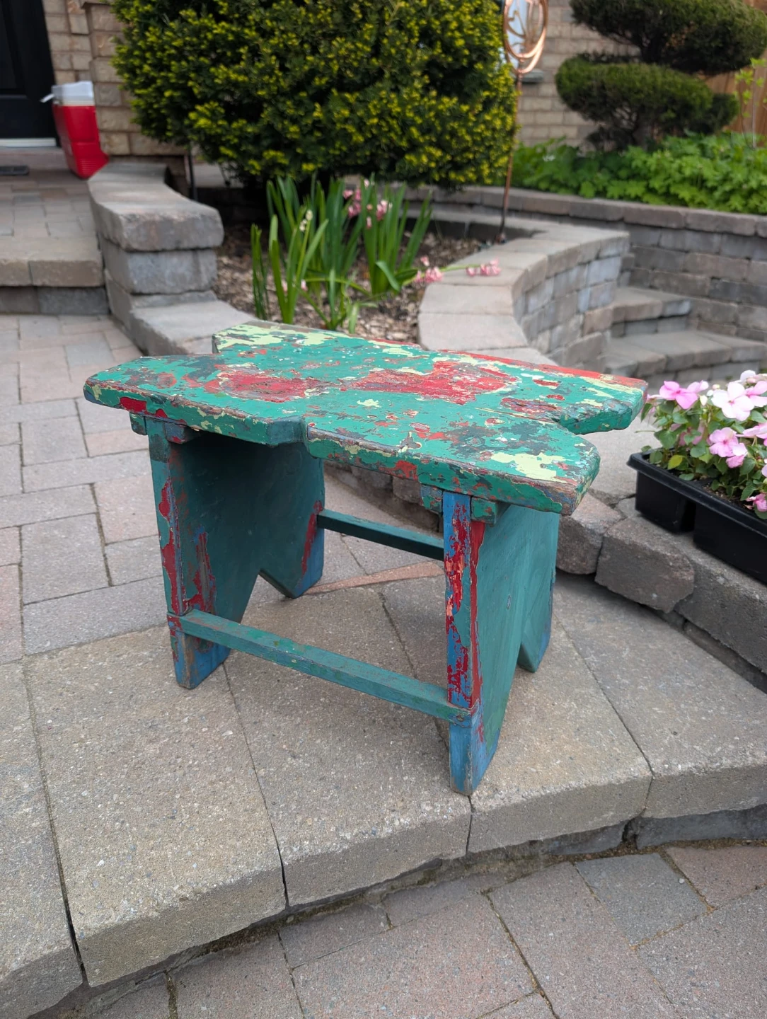 Rustic Wooden Stool or plant stand