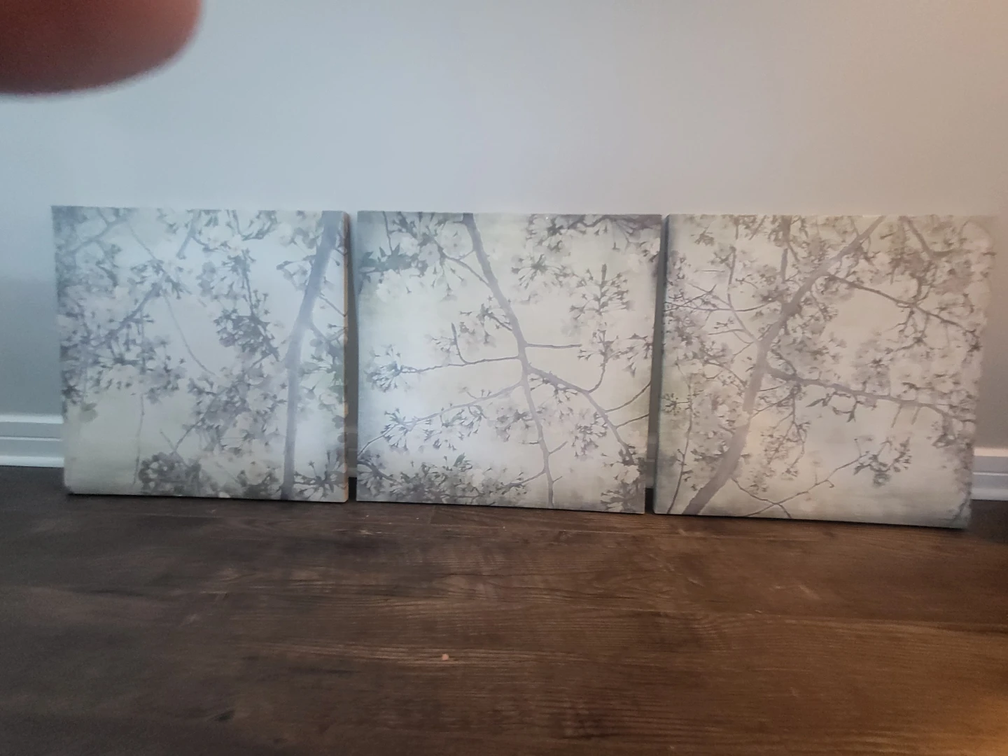 IKEA PJÄTTERYD Wall Art - Set of 3 Cherry Blossoms