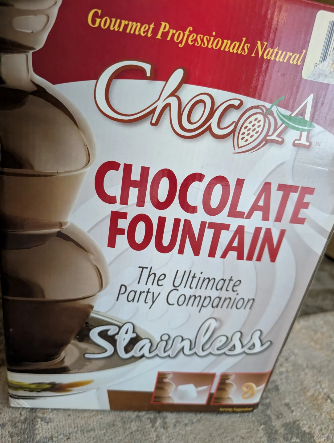 Chocova Chocolate Fountain - Stainless Steel