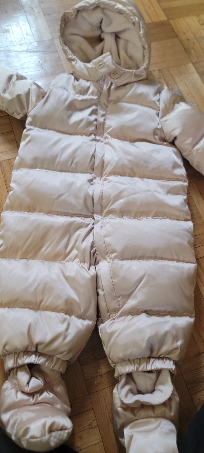 Baby Gap Snowsuit 6-12 Months Beige