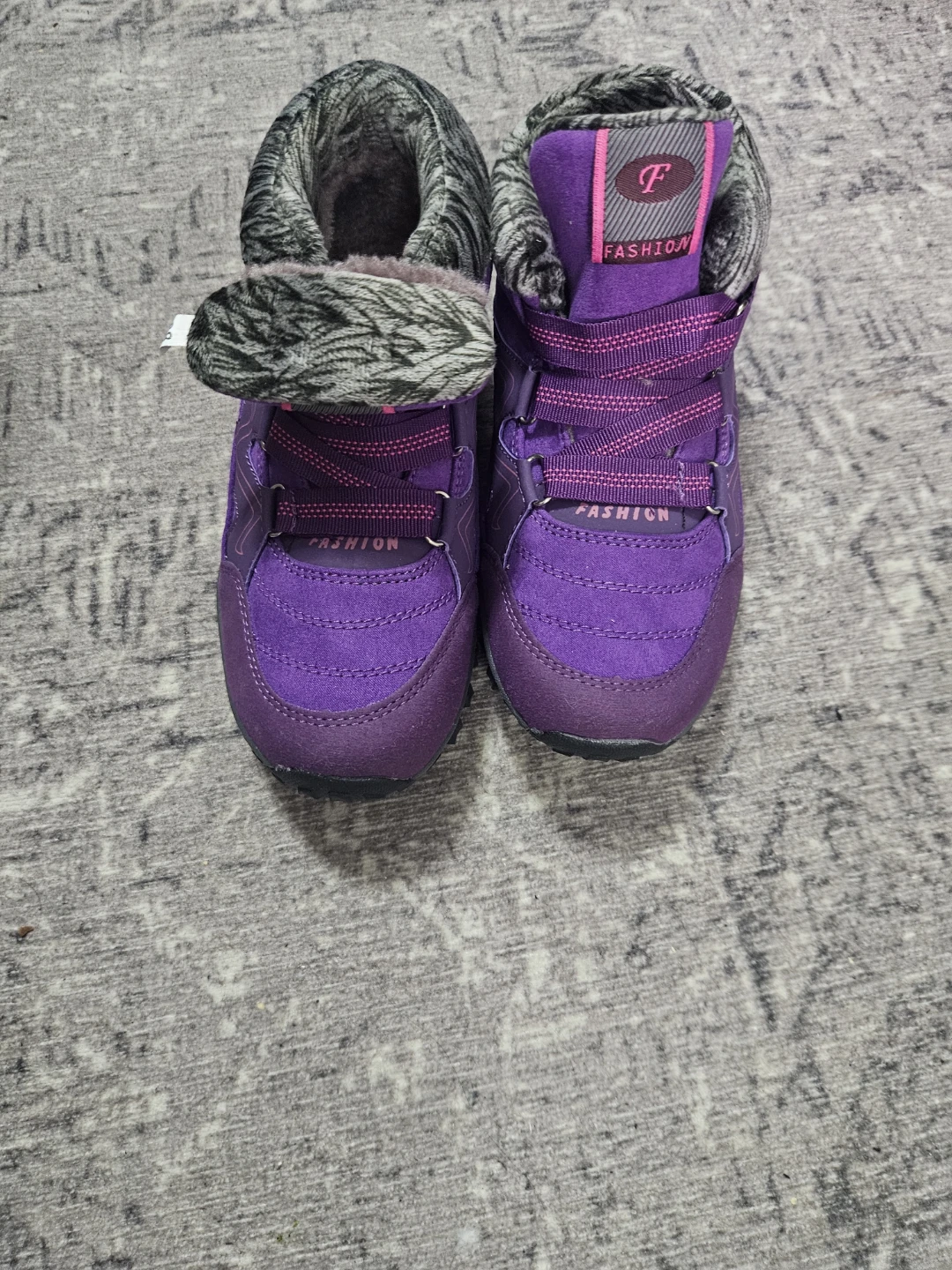Purple "Fashion" Winter Boots - Size 38 - photo 2