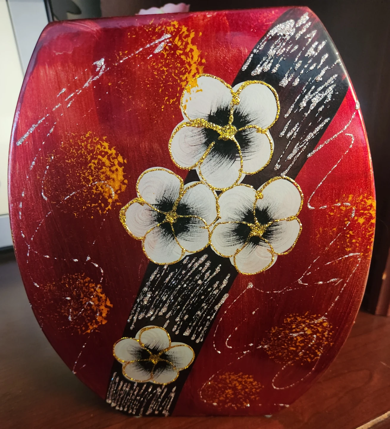 Decorative Vase with Floral Design - photo 3