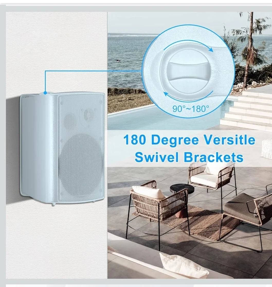 Herdio 6.5 Inch Outdoor Passive Speakers (Pair) - photo 3