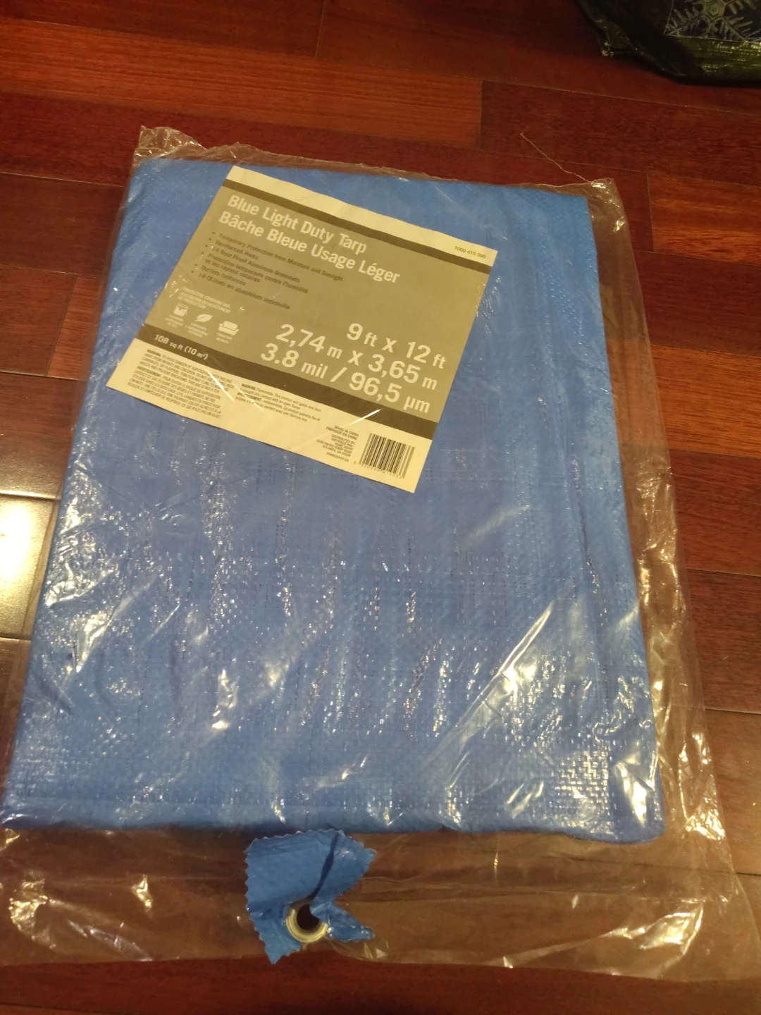 Blue Light Duty Tarp 9 ft x 12 ft