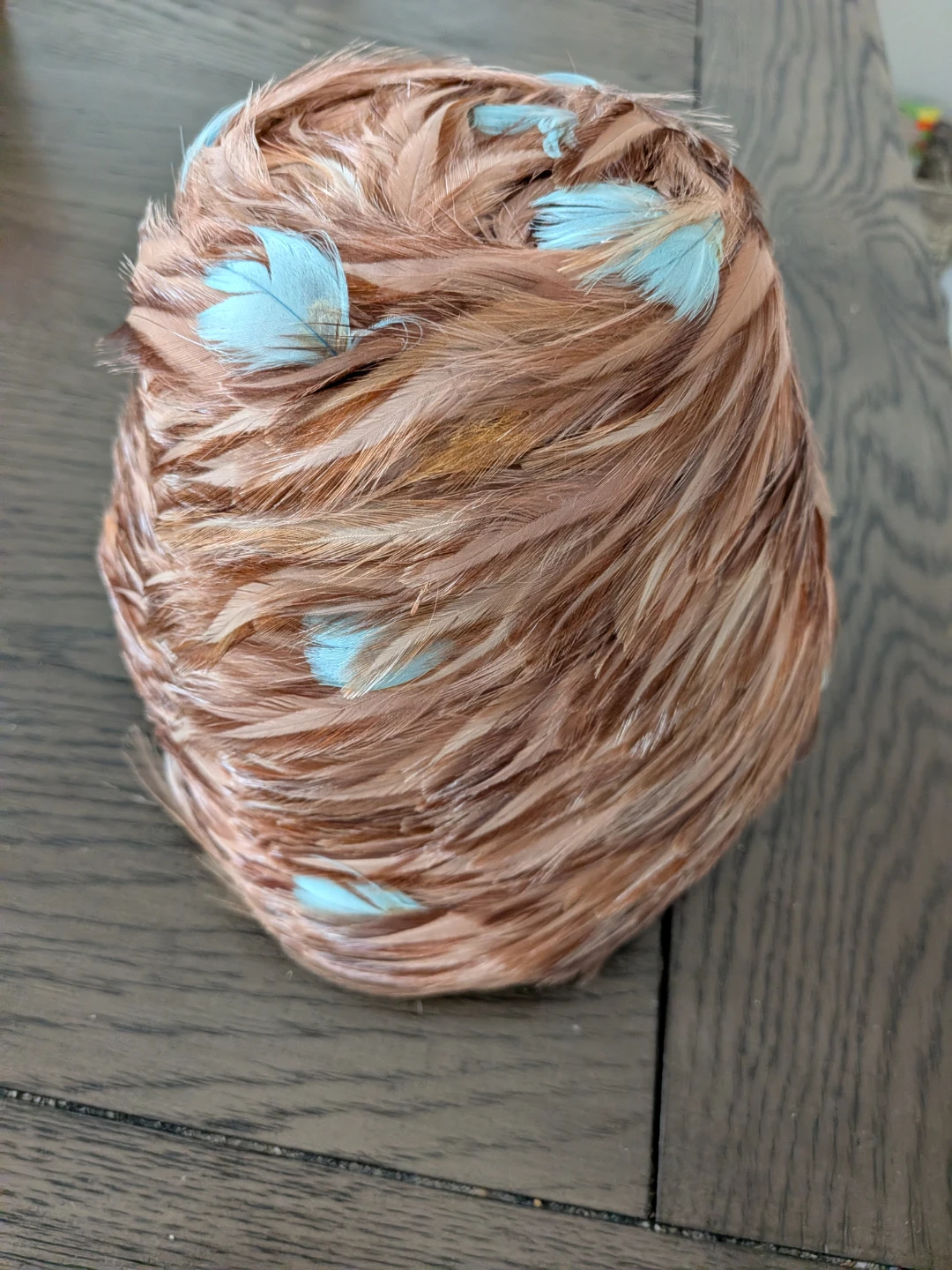 Vintage La Reine Millinery Feather Hat - photo 2