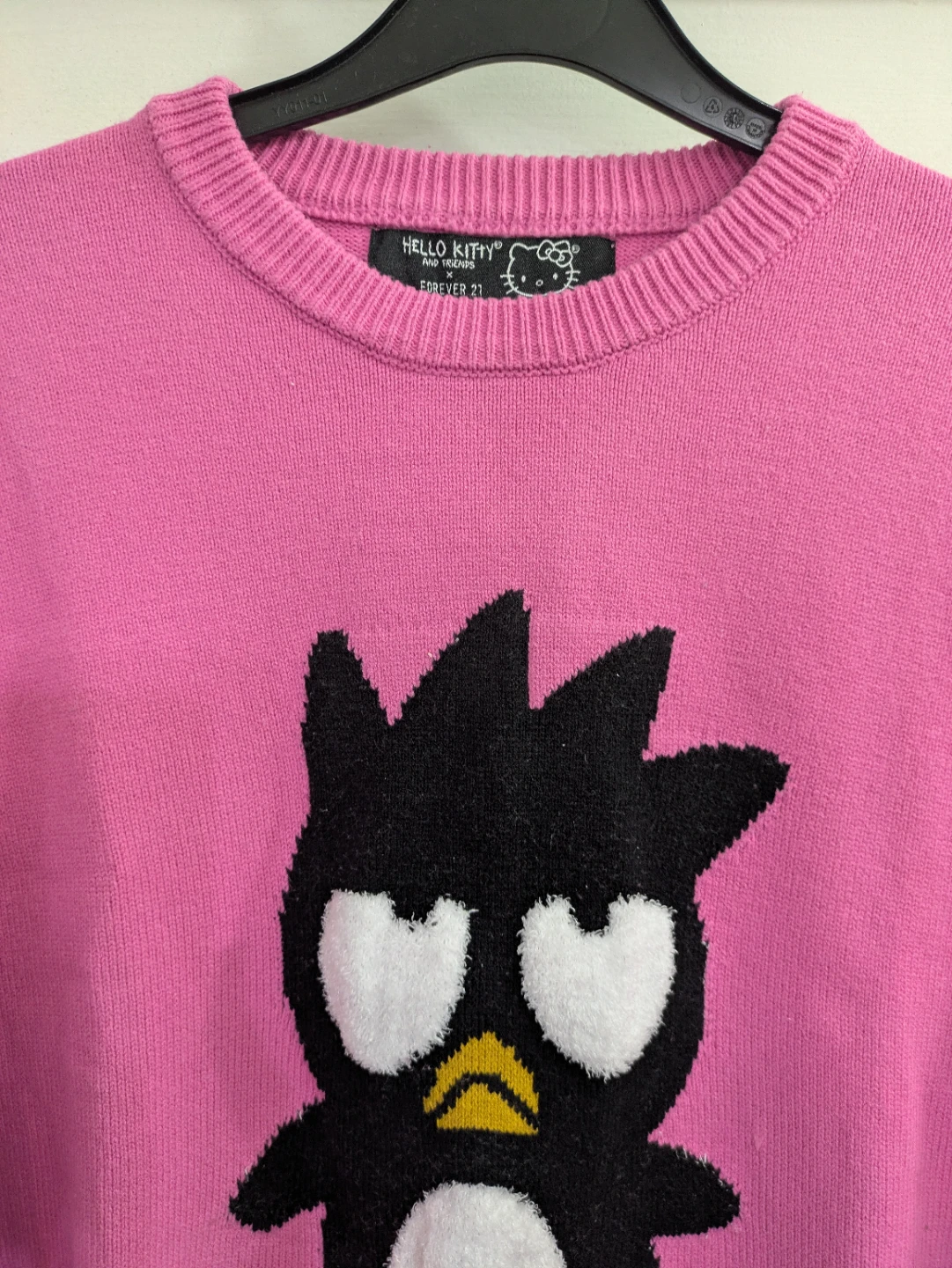 Hello Kitty x Forever 21 Pink Badtz-Maru Sweater - Large