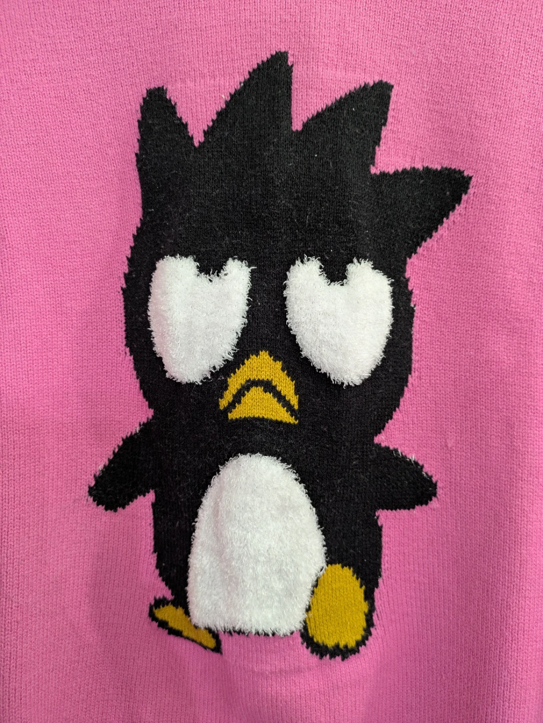 Hello Kitty x Forever 21 Pink Badtz-Maru Sweater - Large - photo 2