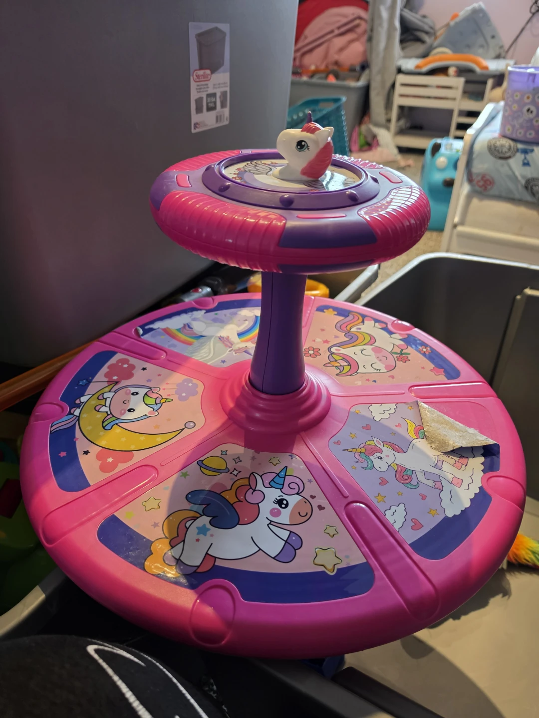 Unicorn Spinning Toy Ride-On