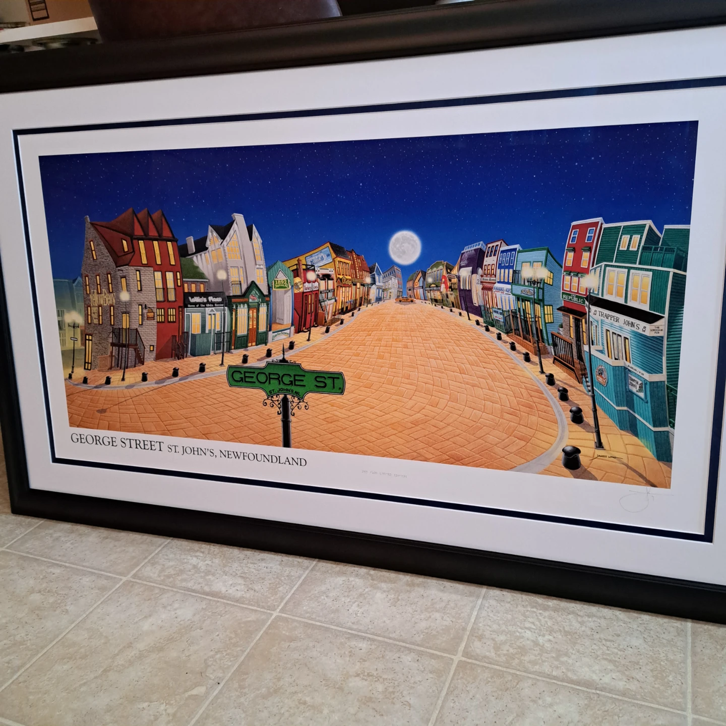 Newfoundland Art: Limited Edition George Street
