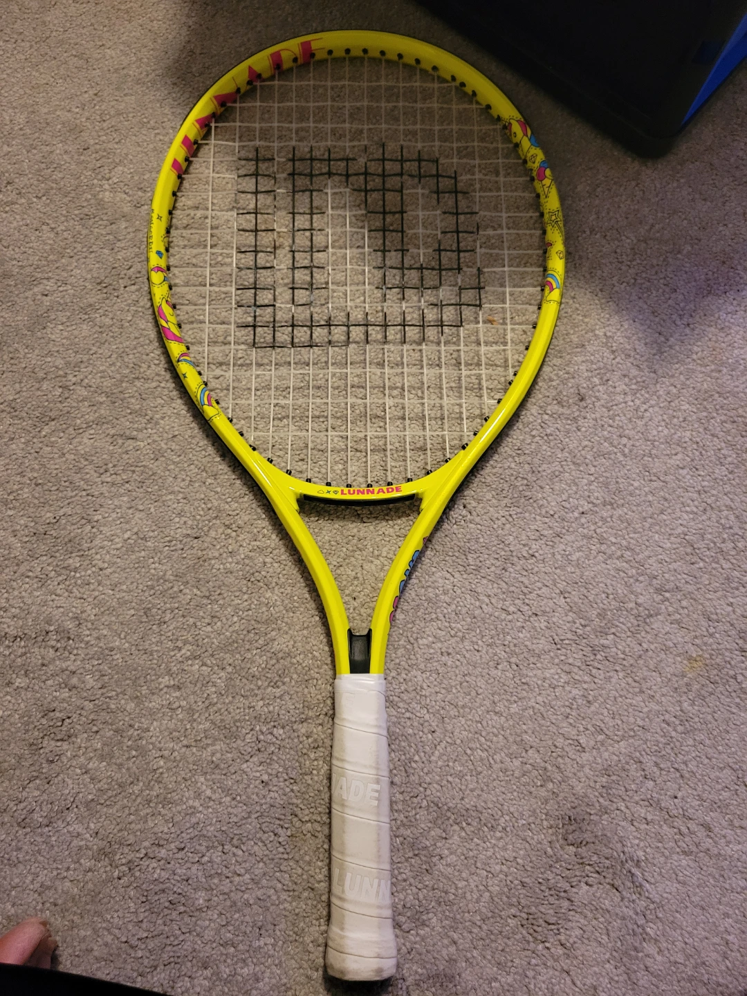 Lunnade Junior Tennis Racquet Yellow 21 Inch $10