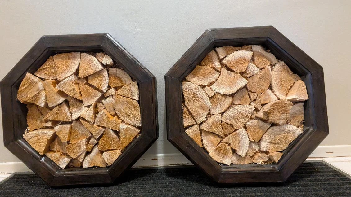 Woodpile Cedar Wall Art
