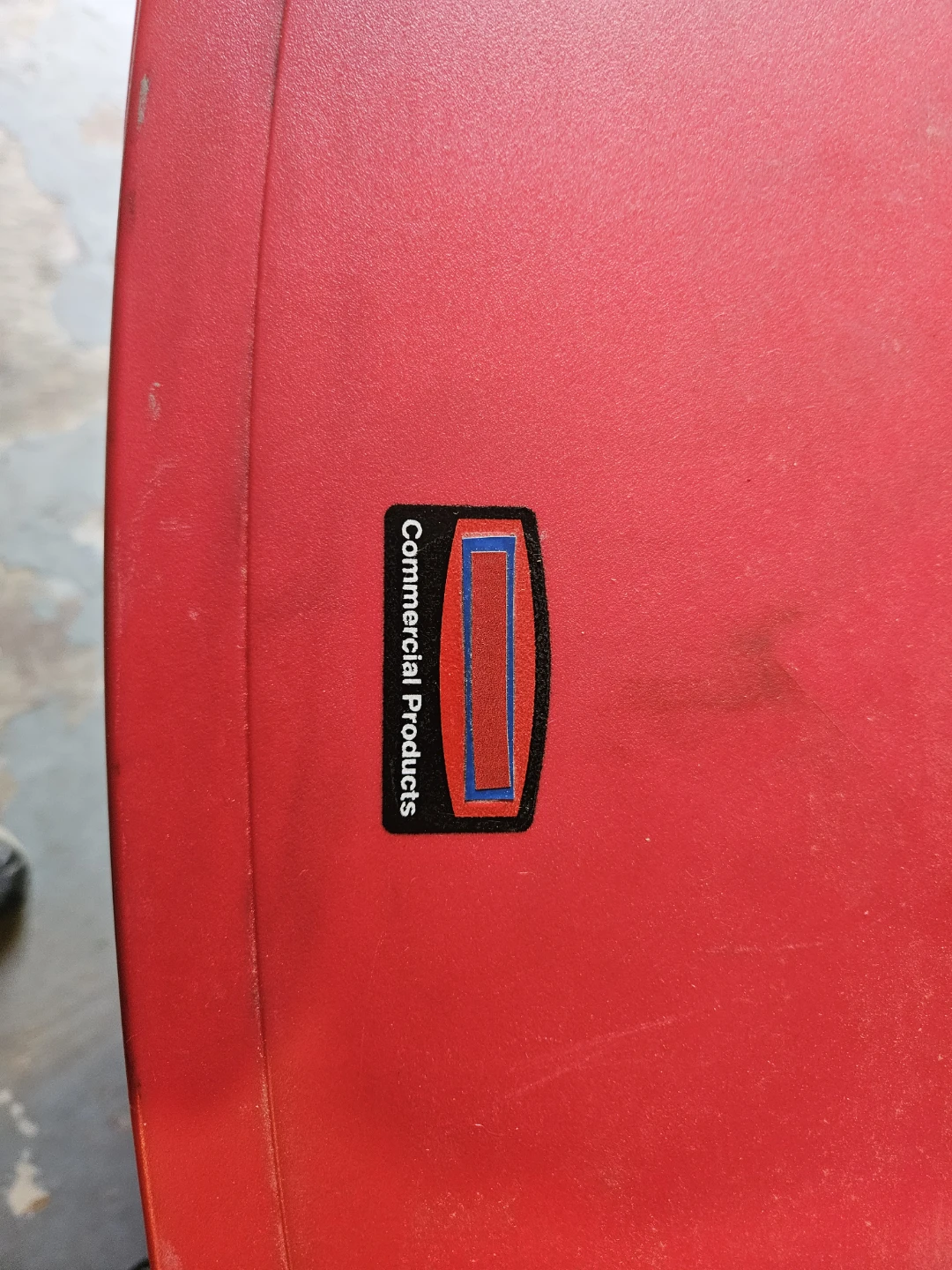 Rubbermaid Commercial Products Red Step Can Trash Bin - photo 4
