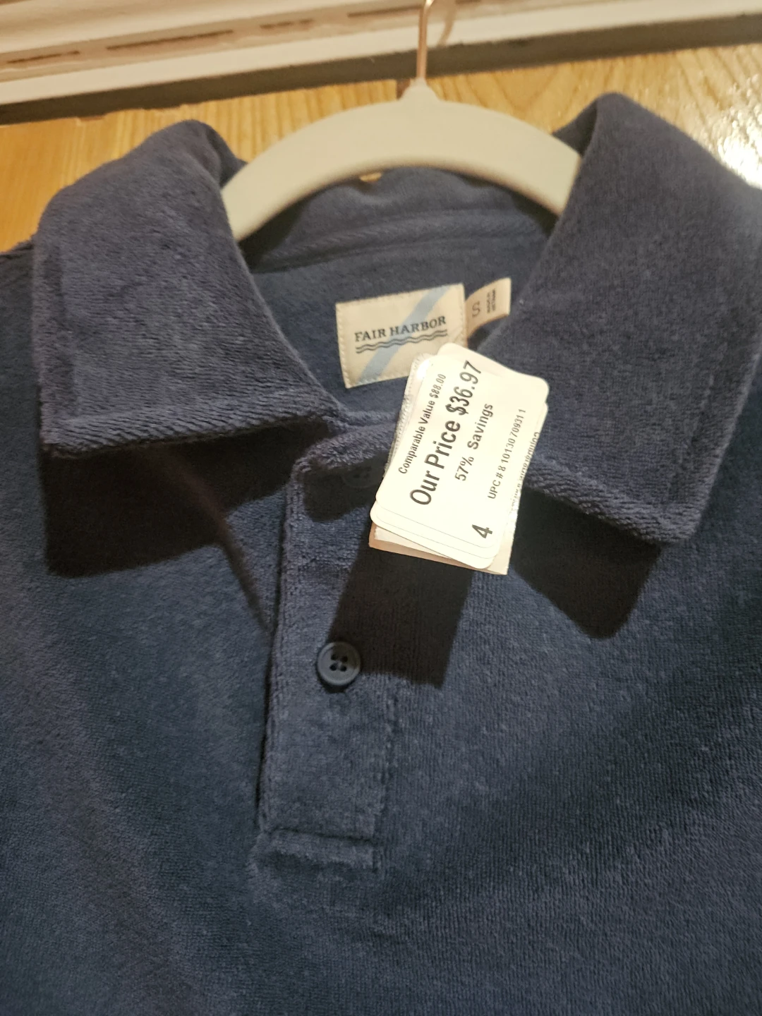 Fair Harbor The Ravello Terry Polo Navy Size S - photo 4