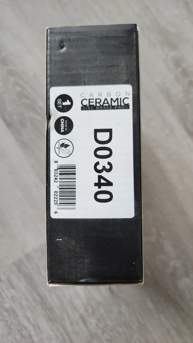 MAX Carbon Ceramic Disc Brake Pads D0340 - photo 2