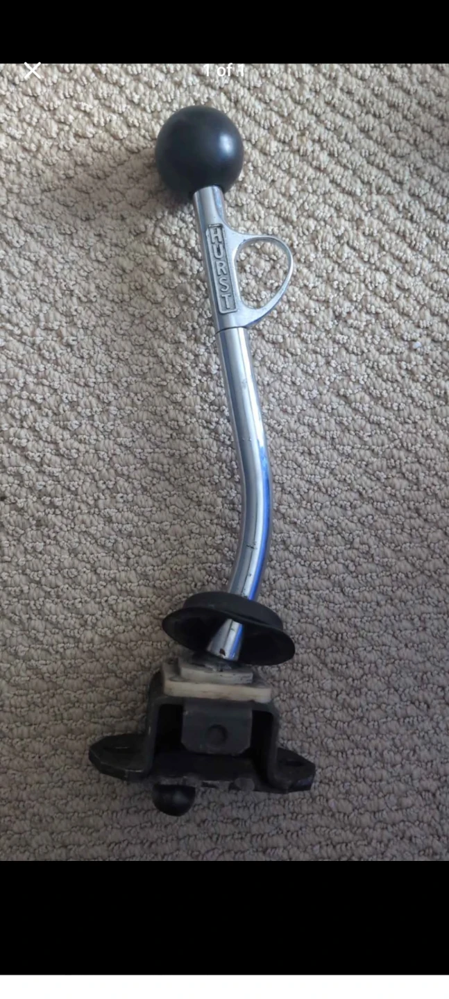 Hurst Black Ball Shift Knob with Stick