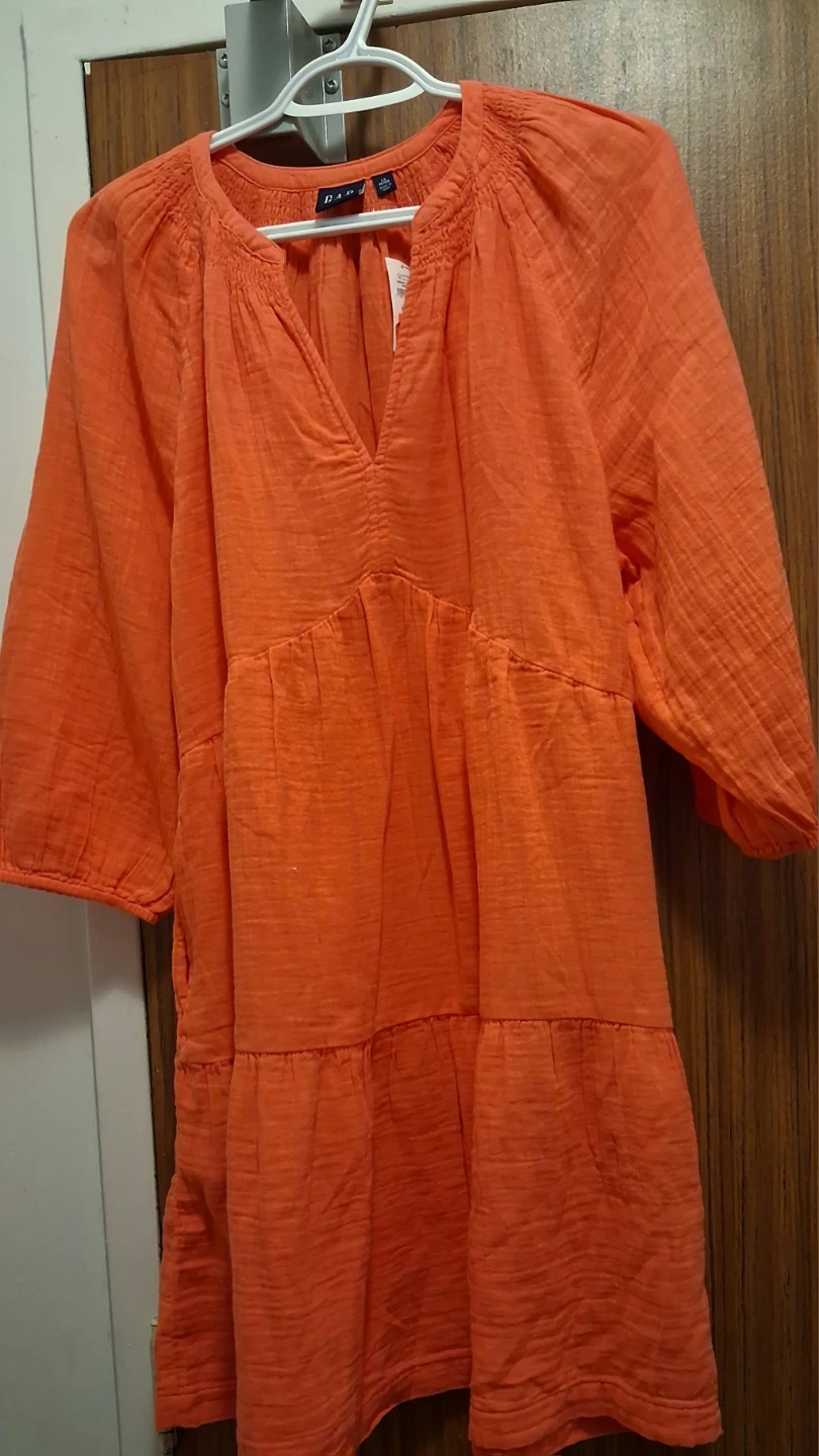 GAP NEW WITH TAGS Gauzed tier dress