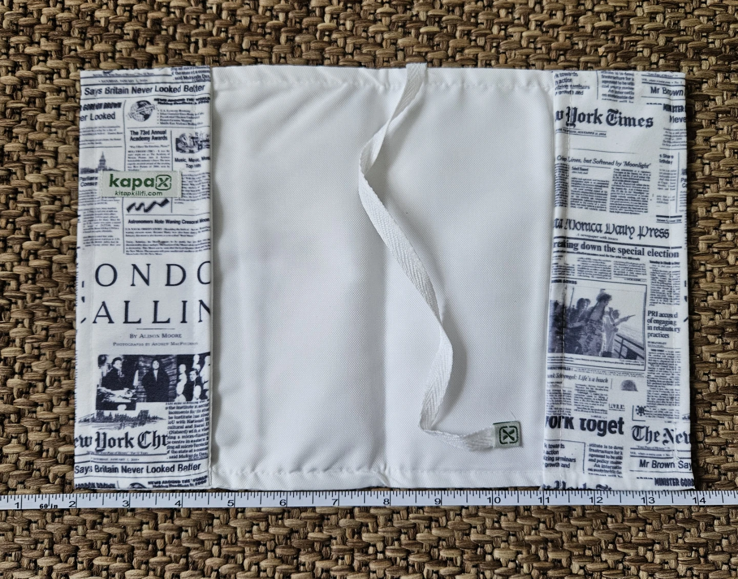 Newspaper Print Book Cover - photo 2
