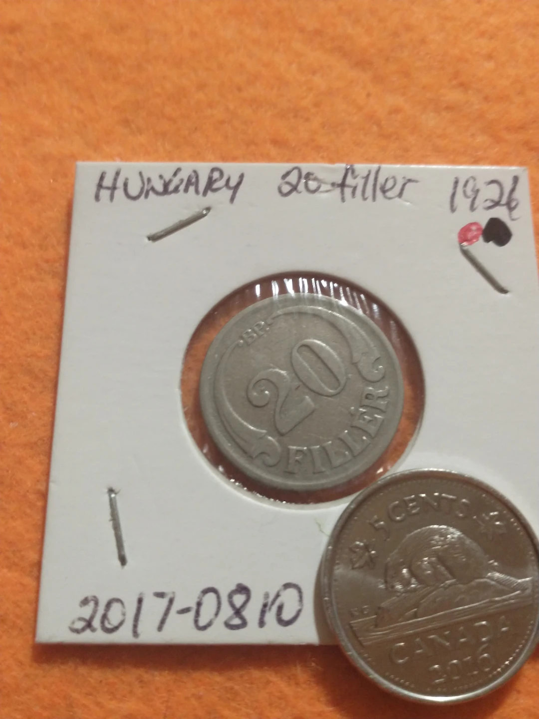 1926 Hungary 20 Filler coin KM #508 - photo 2
