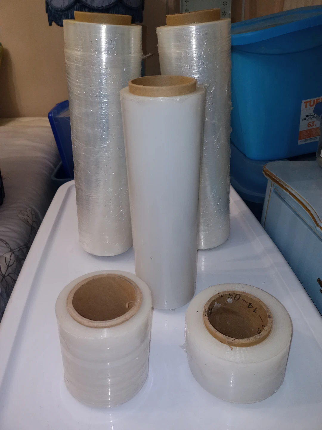 Saran Wrapping For Moving - All 5 Rolls For $10