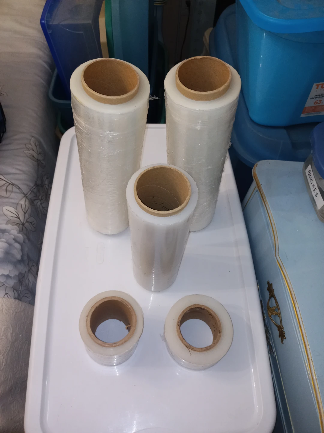 Saran Wrapping For Moving - All 5 Rolls For $10 - photo 2