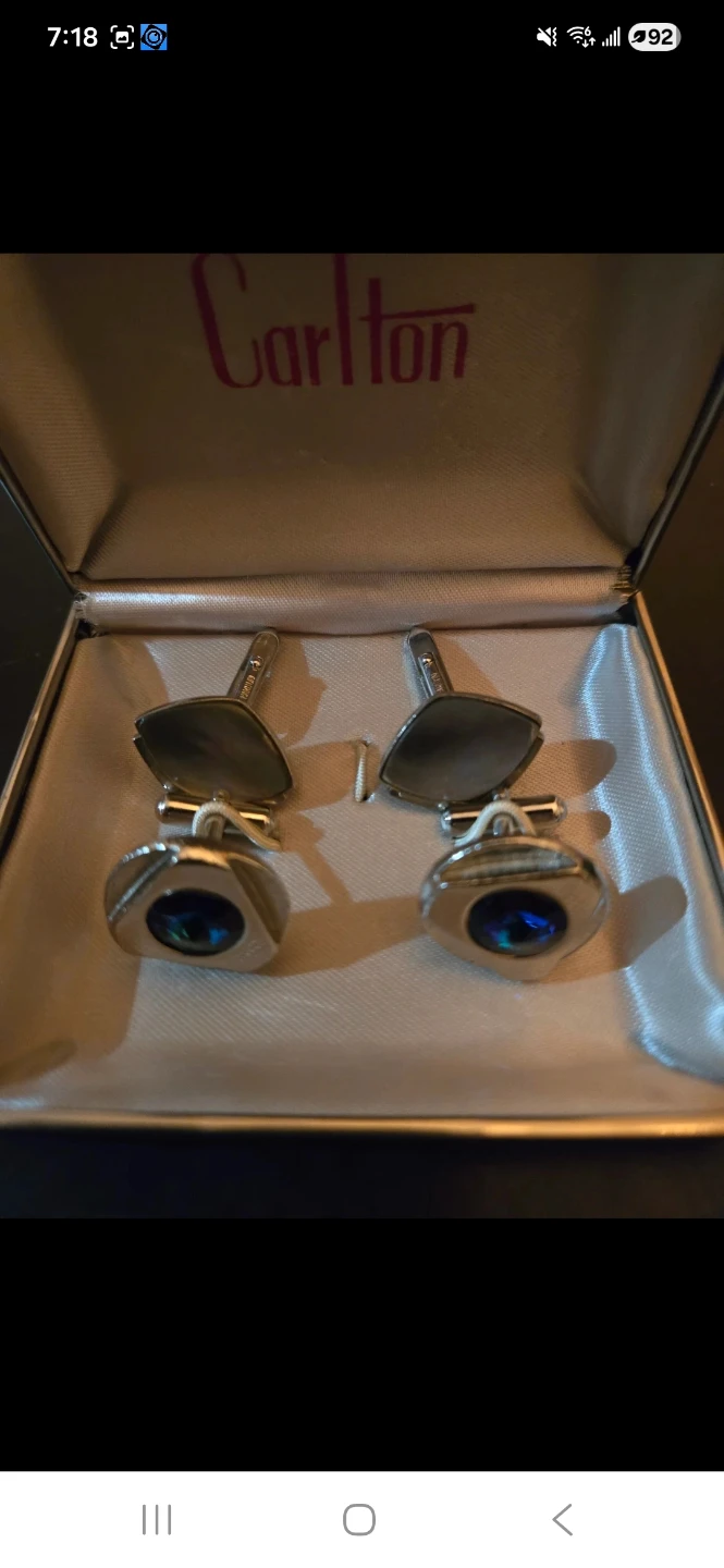 Two sets of vintage cufflinks - photo 2