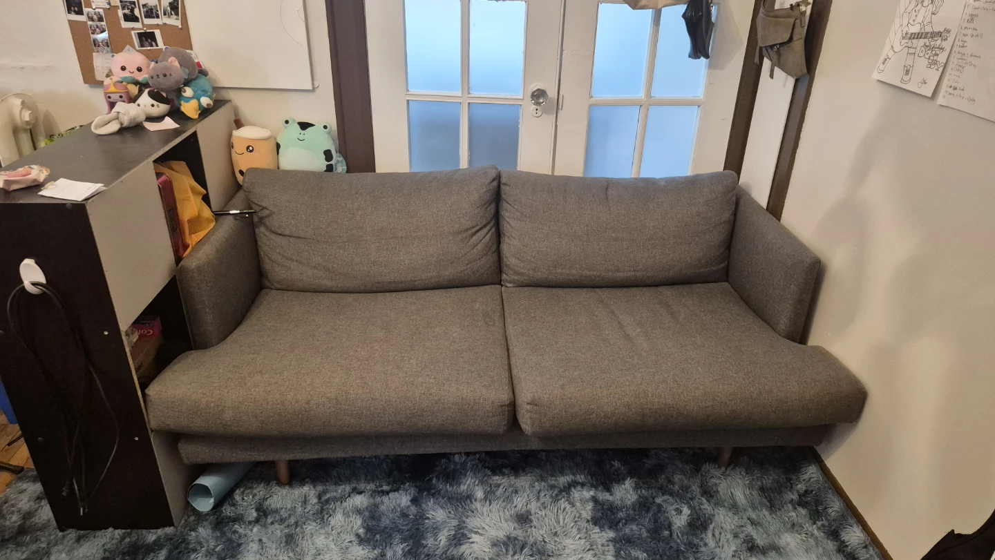 Large Grey loveseat