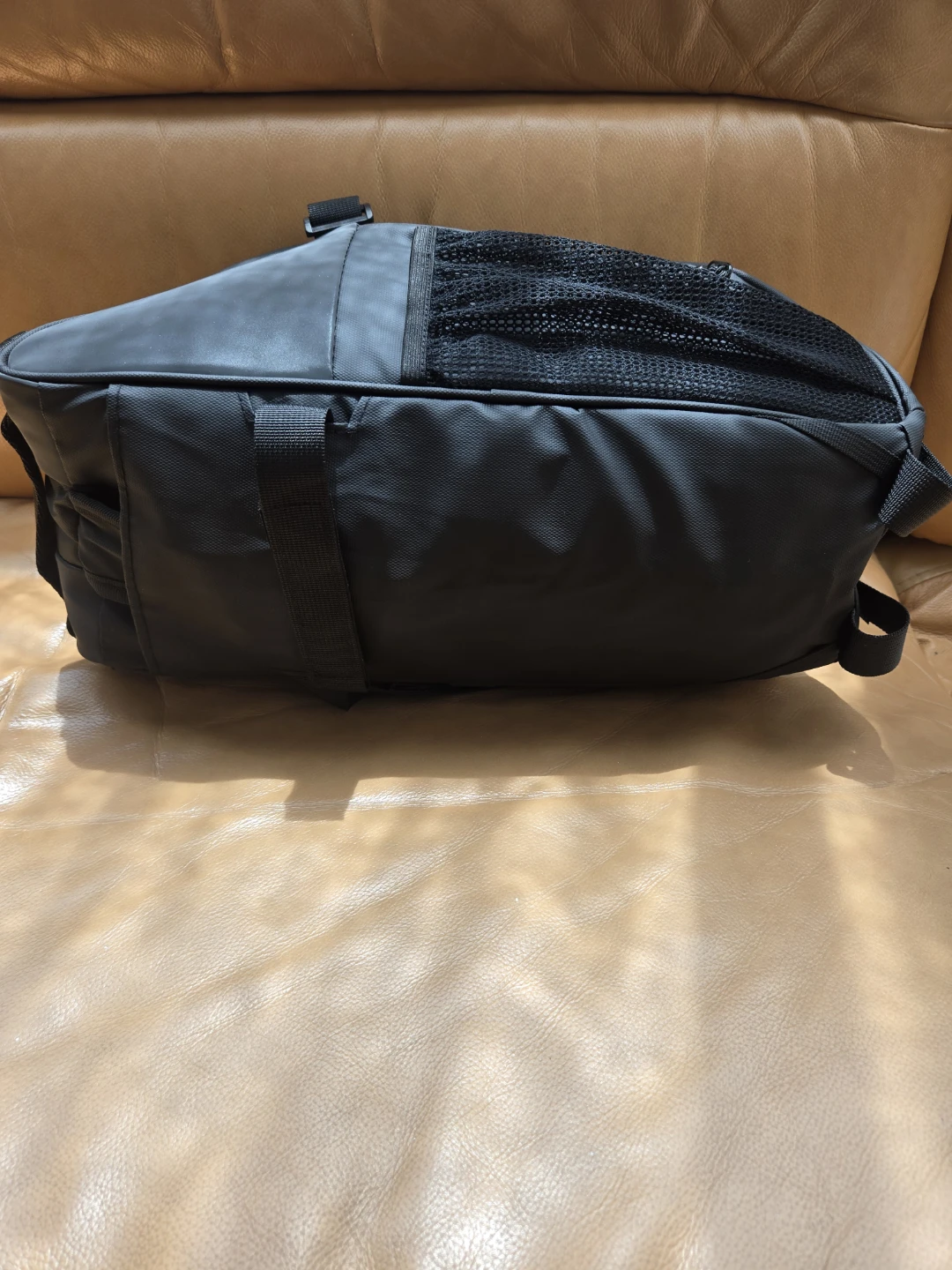 Black Bicycle Rear Rack Trunk Bag with Elastic Cords - photo 5