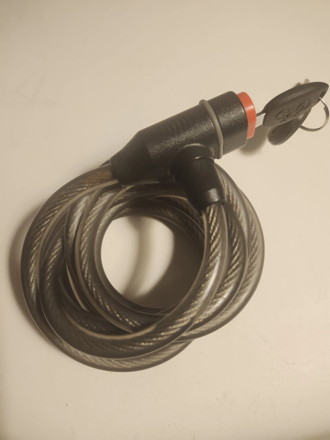 Coiled Bike Lock with 🔑