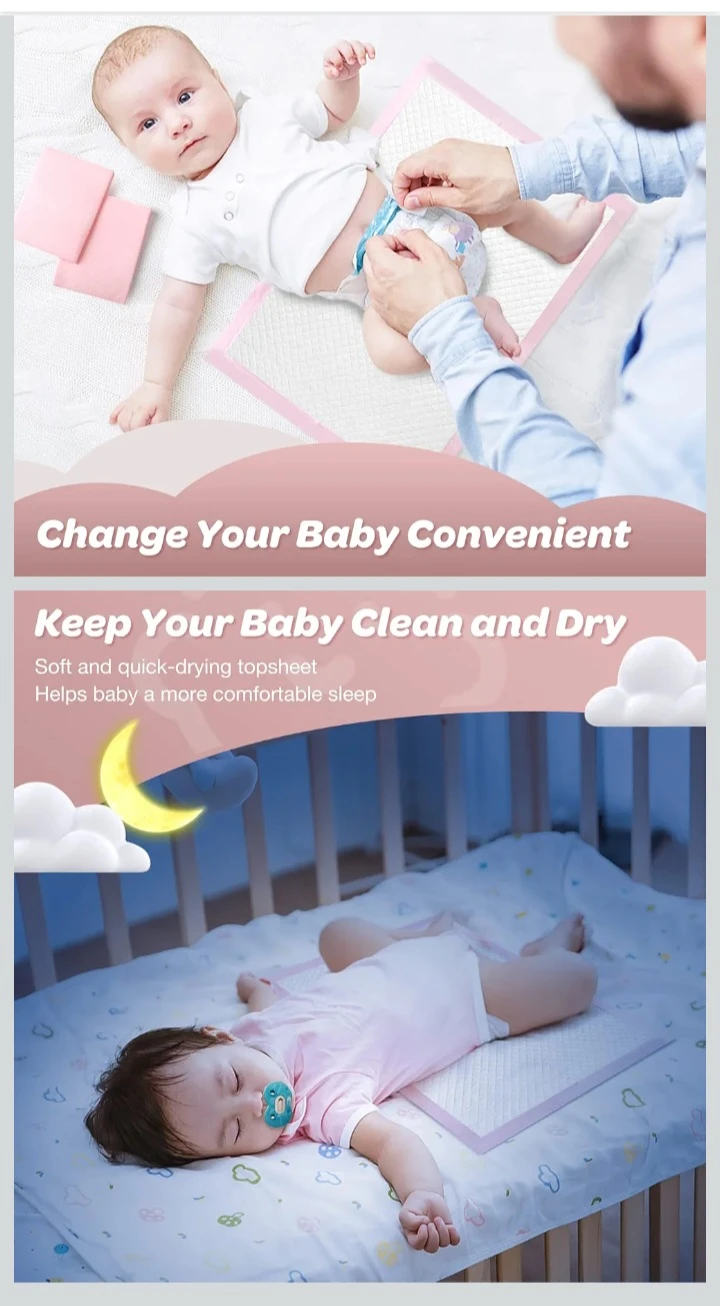 NEW!   BDGOLE Baby Changing Pads - 24" x 18" (2 for $30) - photo 5