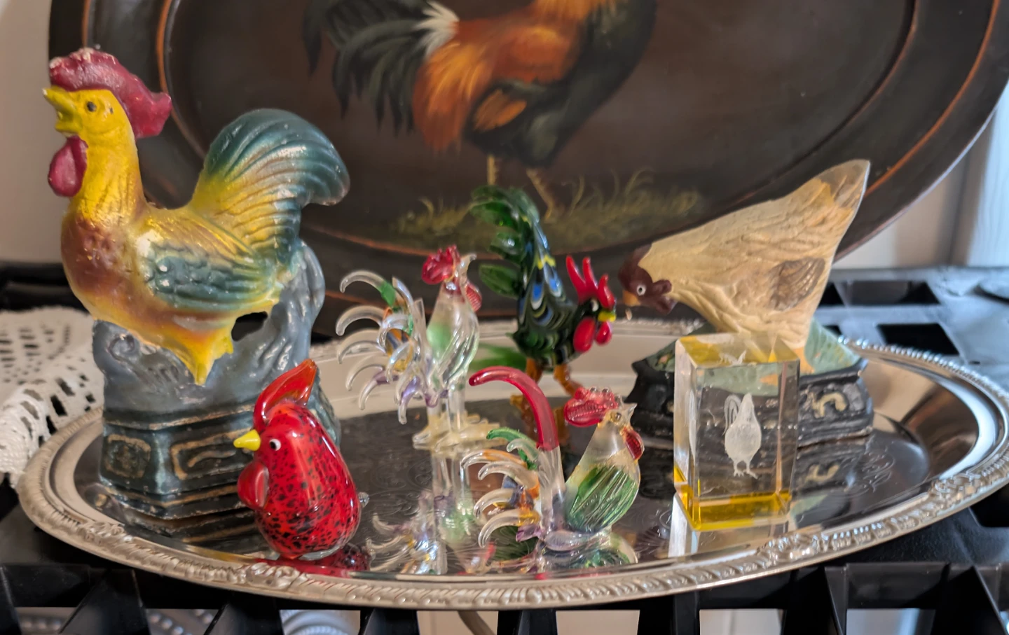 Random Rooster Decorative items & Rooster Bottle - photo 4