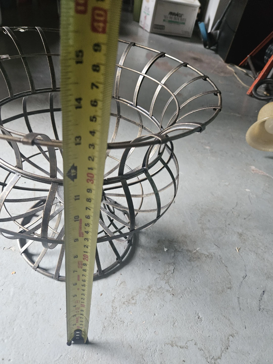 Metal Wire Basket Planter - photo 5
