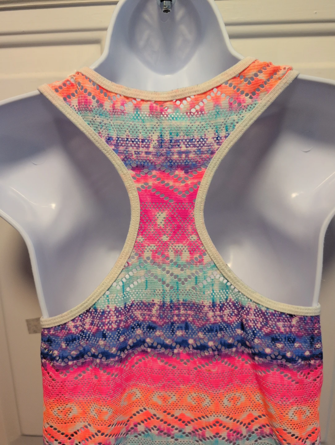 Colorful Striped Racerback Tank Top - photo 5