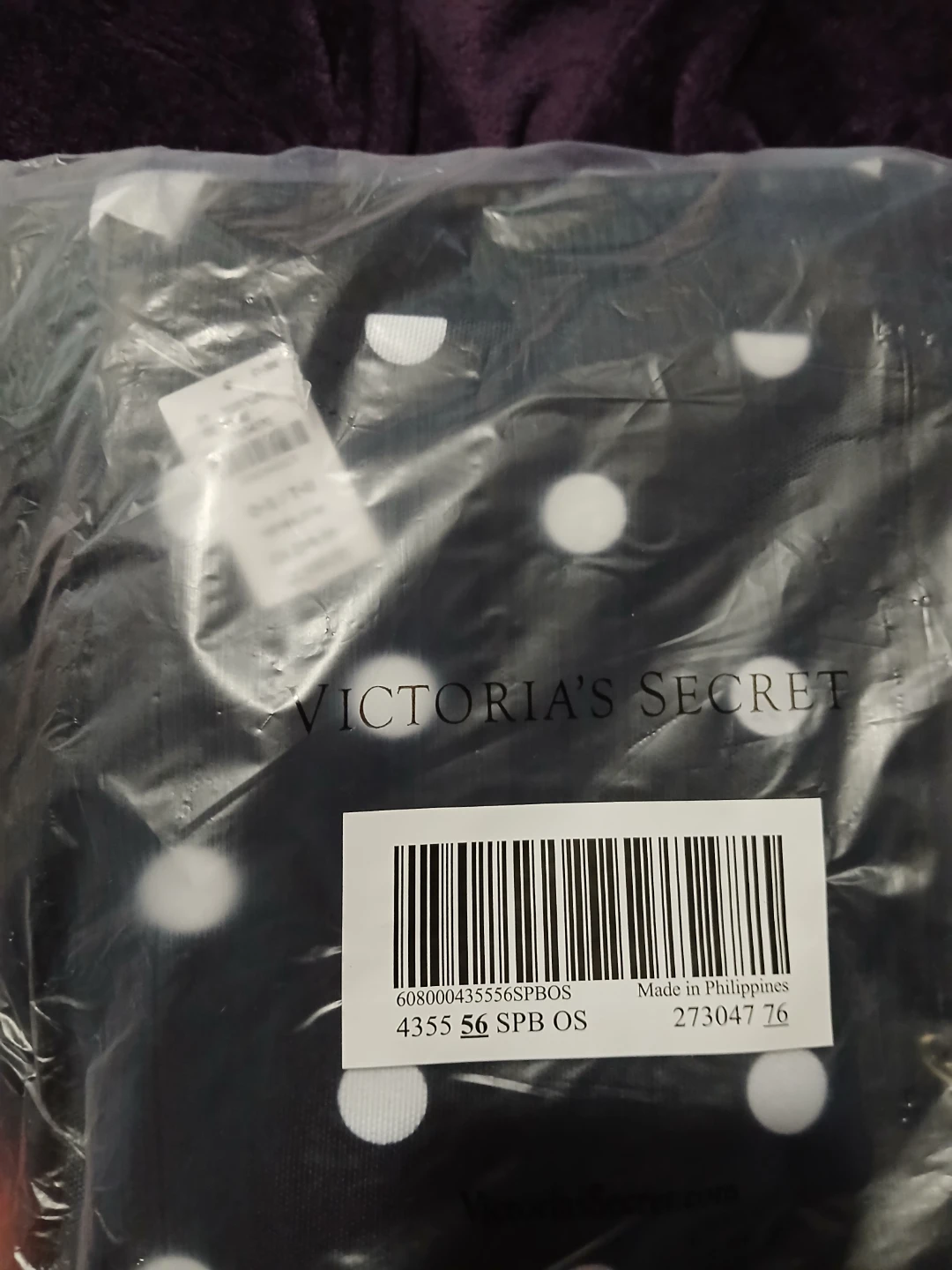 Victoria's Secret Polka Dot Cosmetic Bag