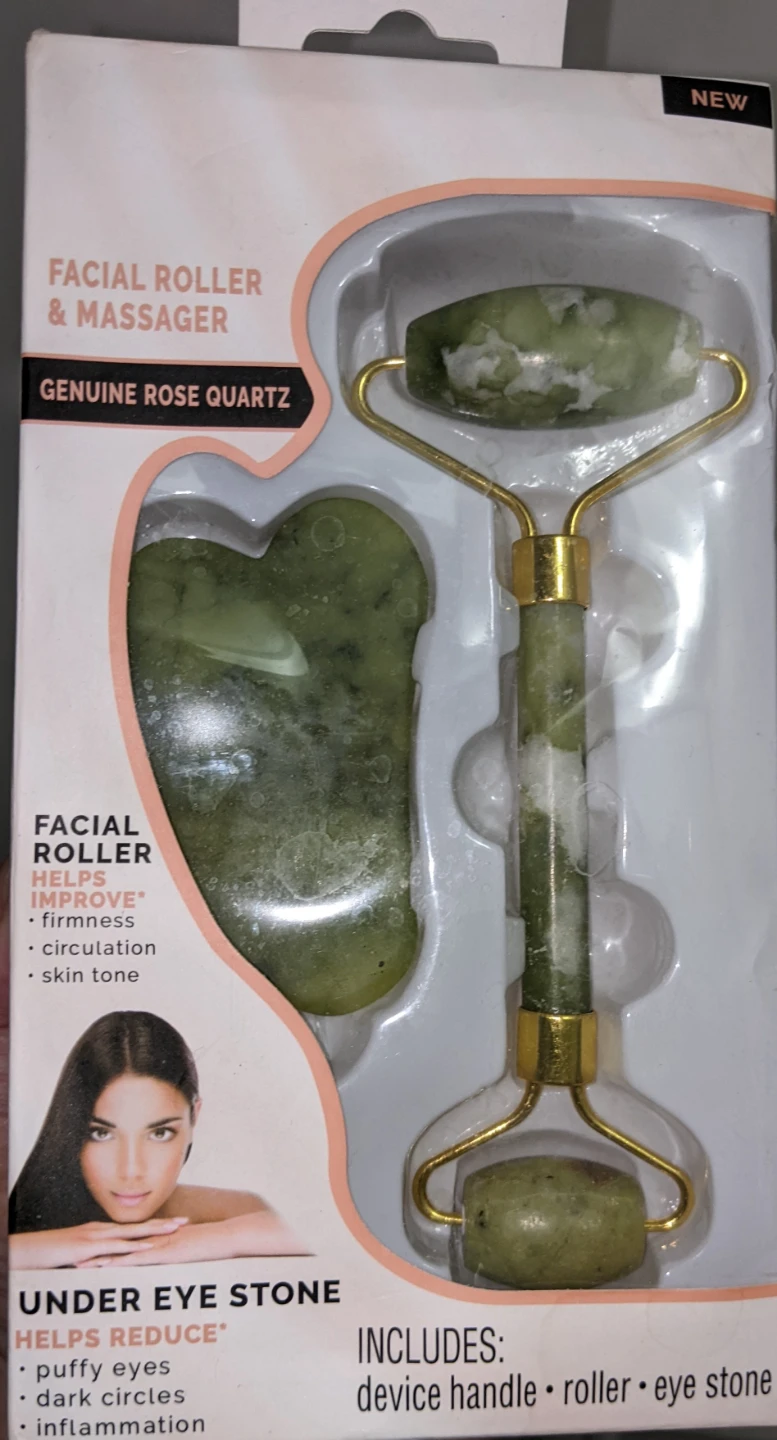 Gua sha/Facial  Massager Set - Green Quartz