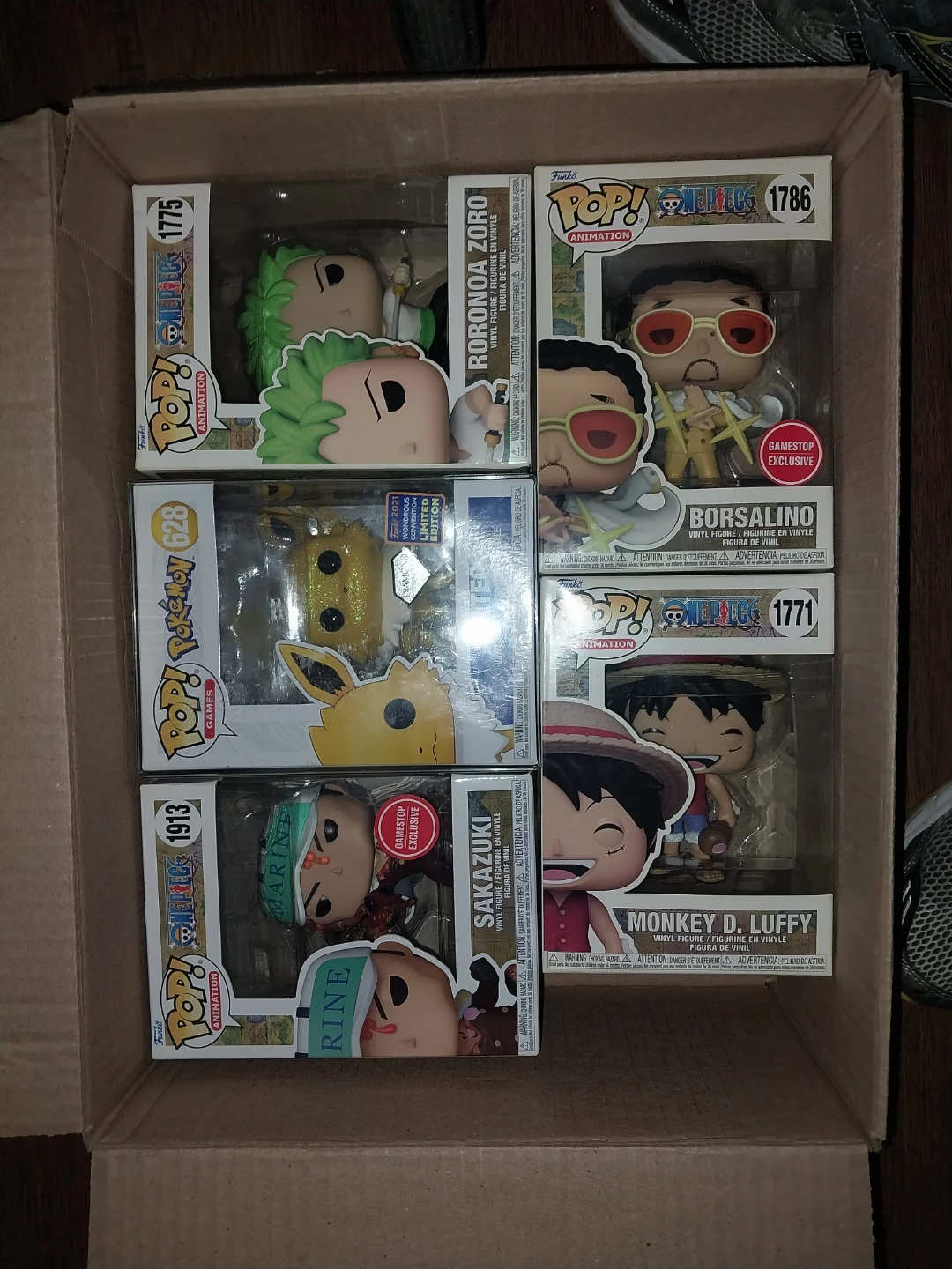 Funko Pop! Vinyl Figures - One Piece, Pokemon, One Piece