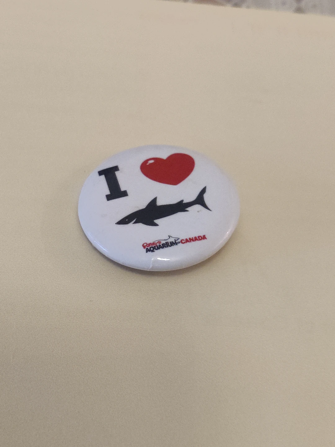 I ❤️Sharks Button - Ripley's Aquarium of Canada