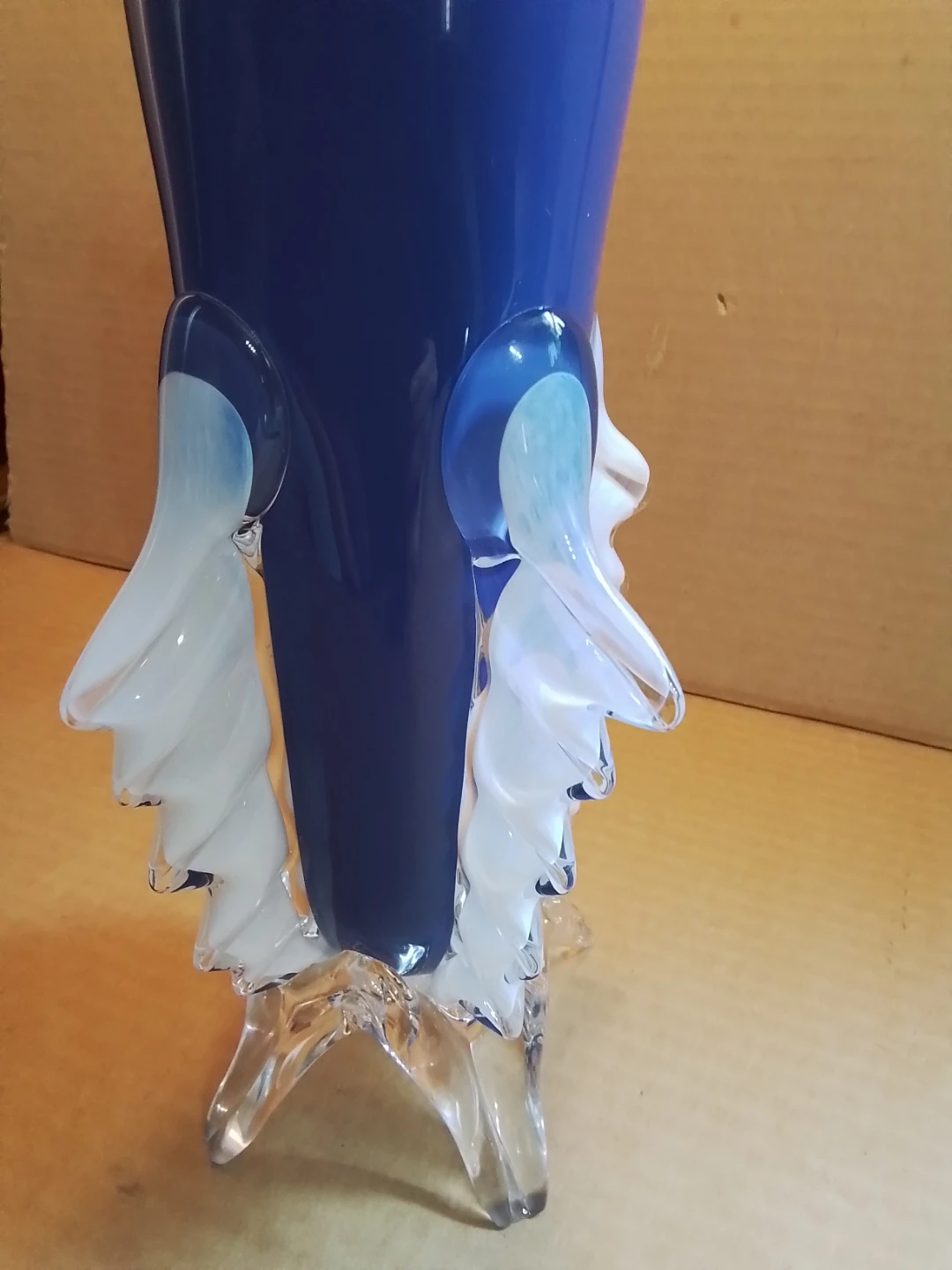 Italian art glass vase, most likely made in the Murano or Empoli - photo 2