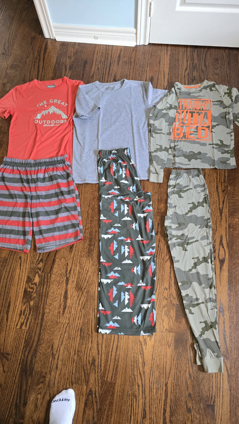3 Boys PJ Sets - kids Size 14Y